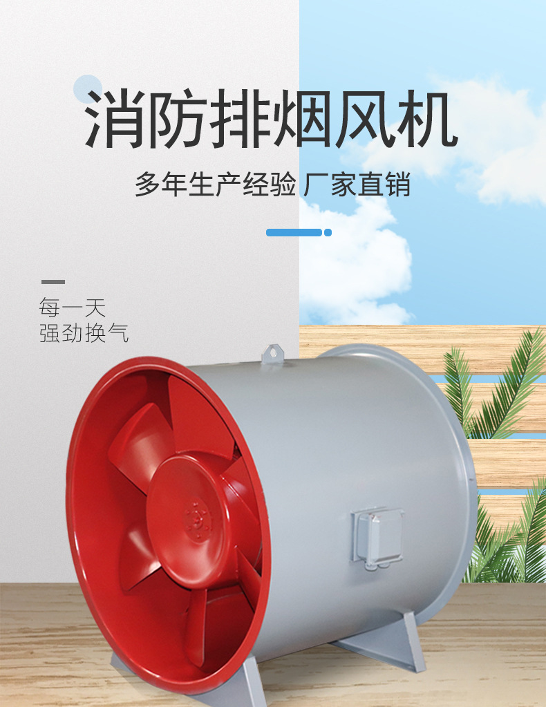 安裝消防排煙風(fēng)機(jī)時要做好固定工作