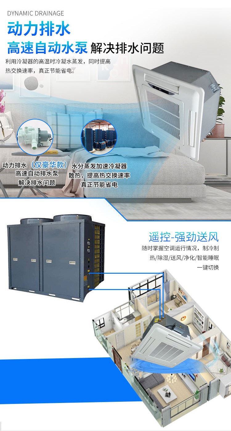 卡式風(fēng)機(jī)盤管如何排水？